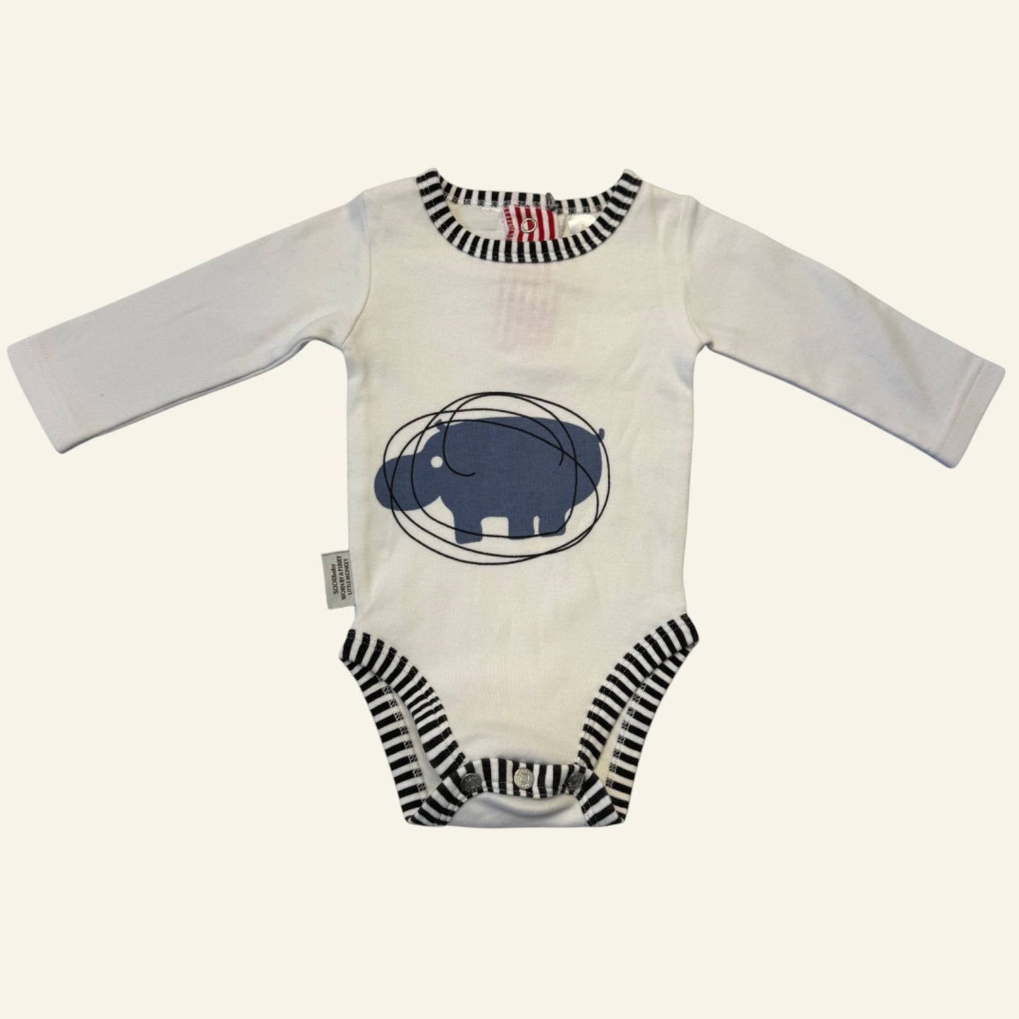SOOKIbaby elephant stripe suit size 000