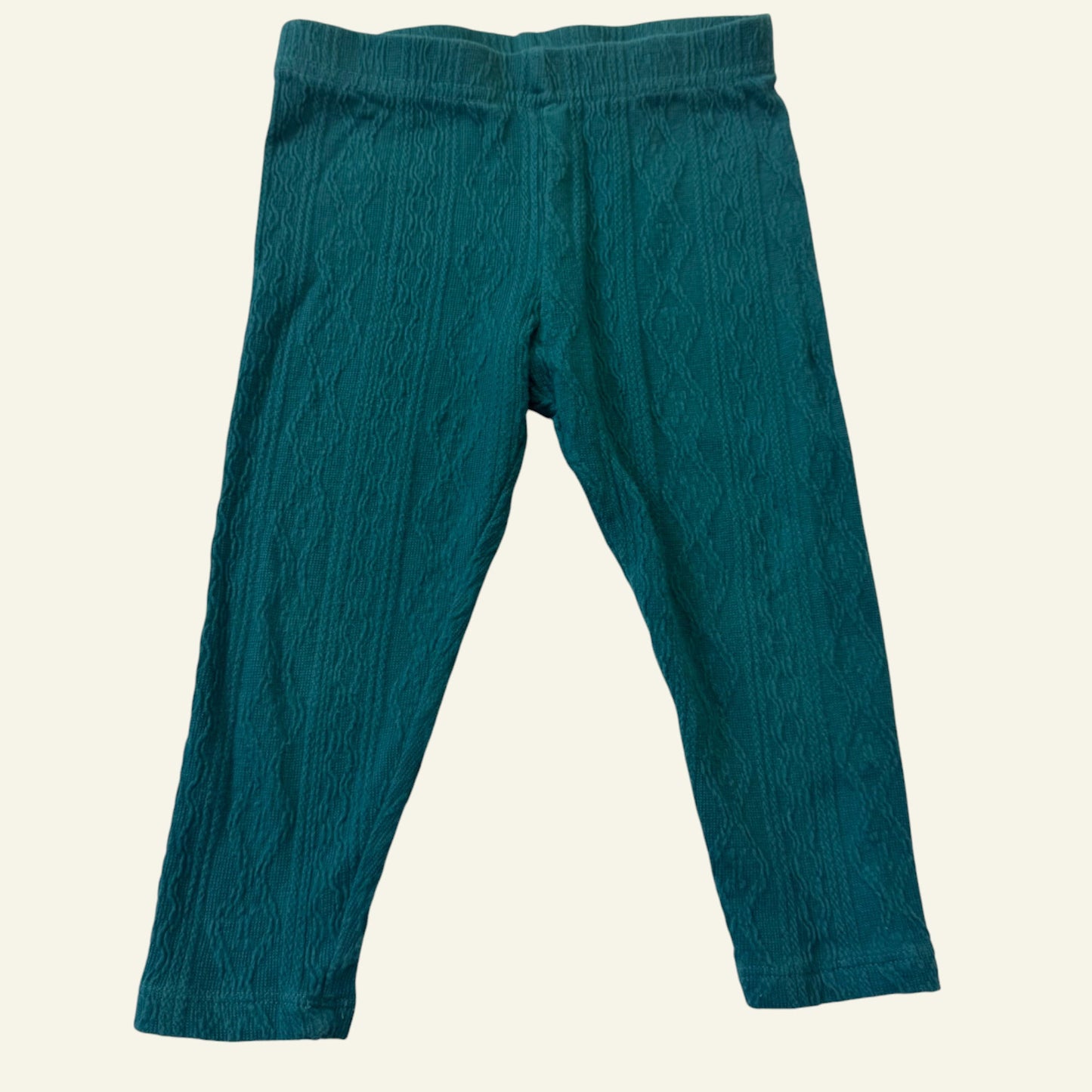 Mini Mango green leggings size 2