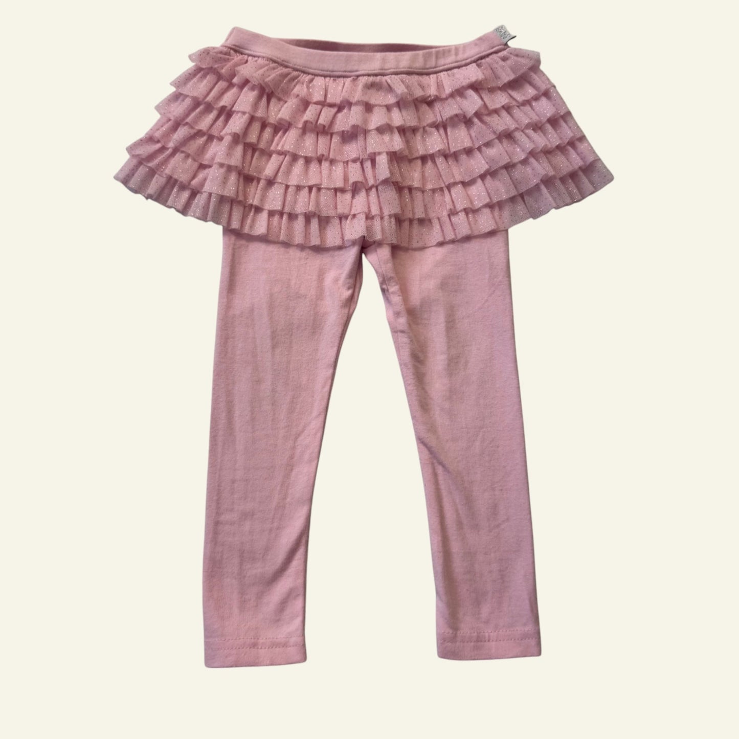 Milky pink tulle leggings size 1
