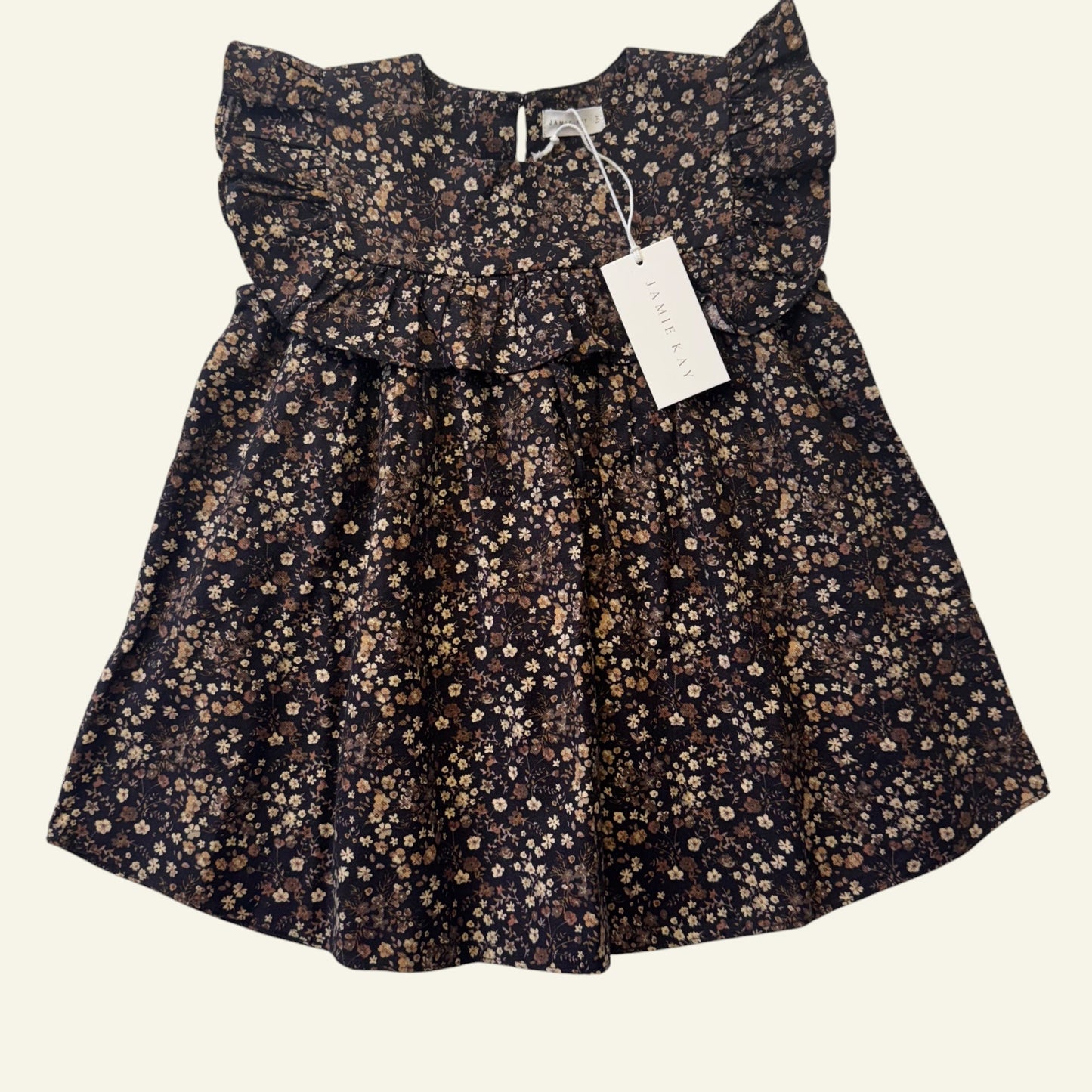 Jamie Kay brown floral Isla dress size 1 (BNWT)