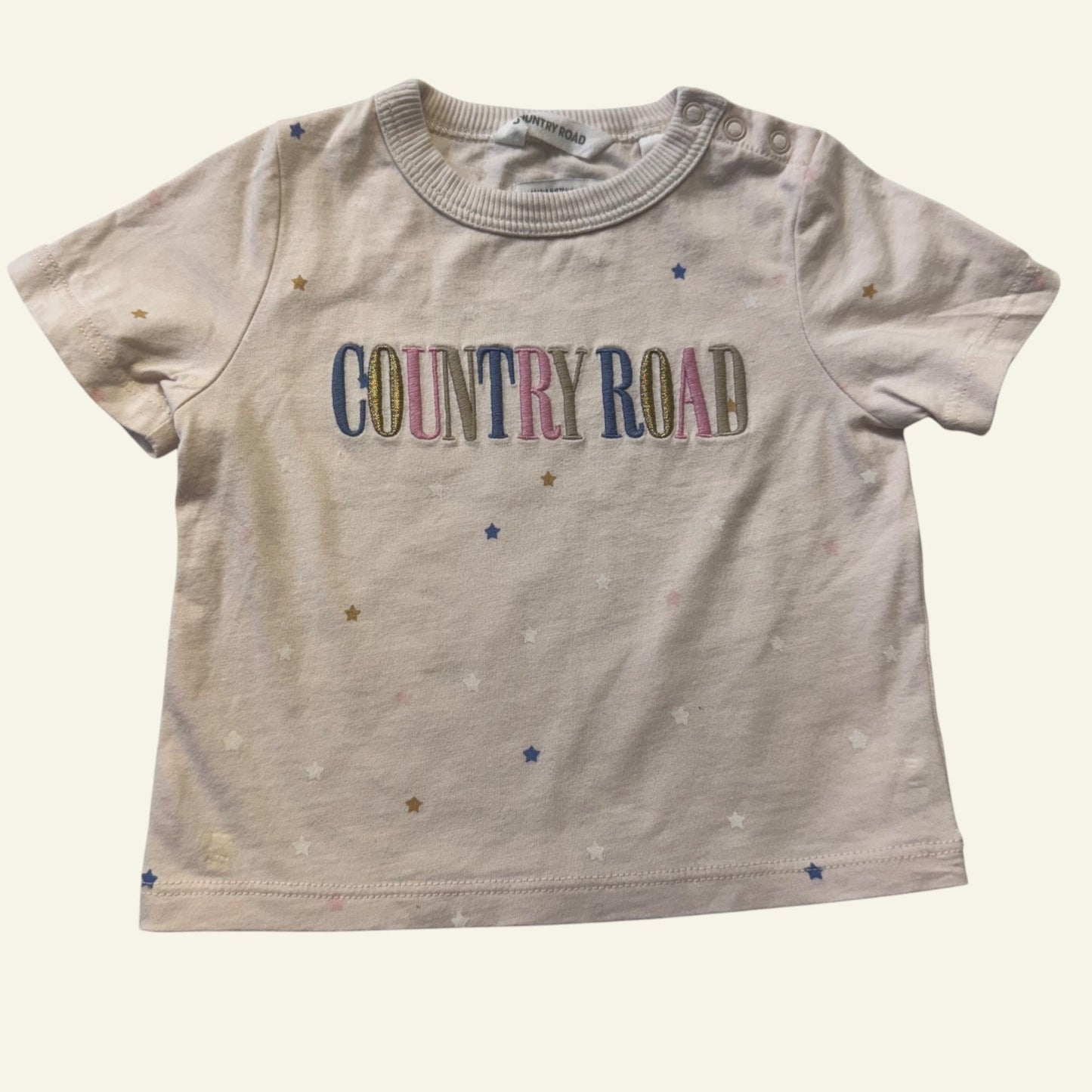 Country Road star heritage t-shirt size 000