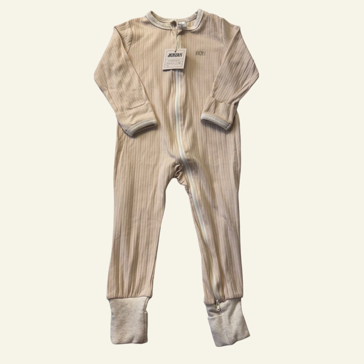 Bencer & Hazelnut pink onesie size 3 (BNWT)