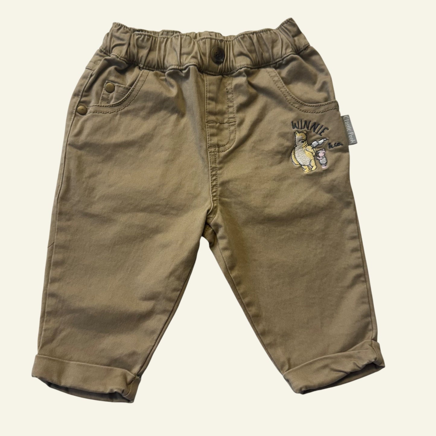 Winnie the Pooh tan pants size 00