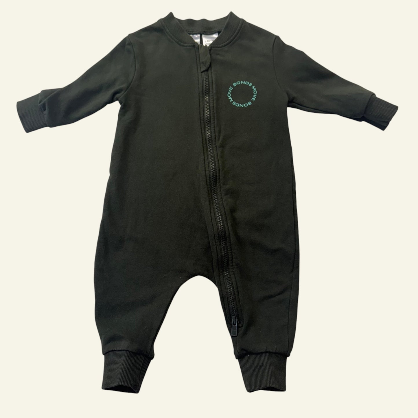 Bonds green move suit size 00