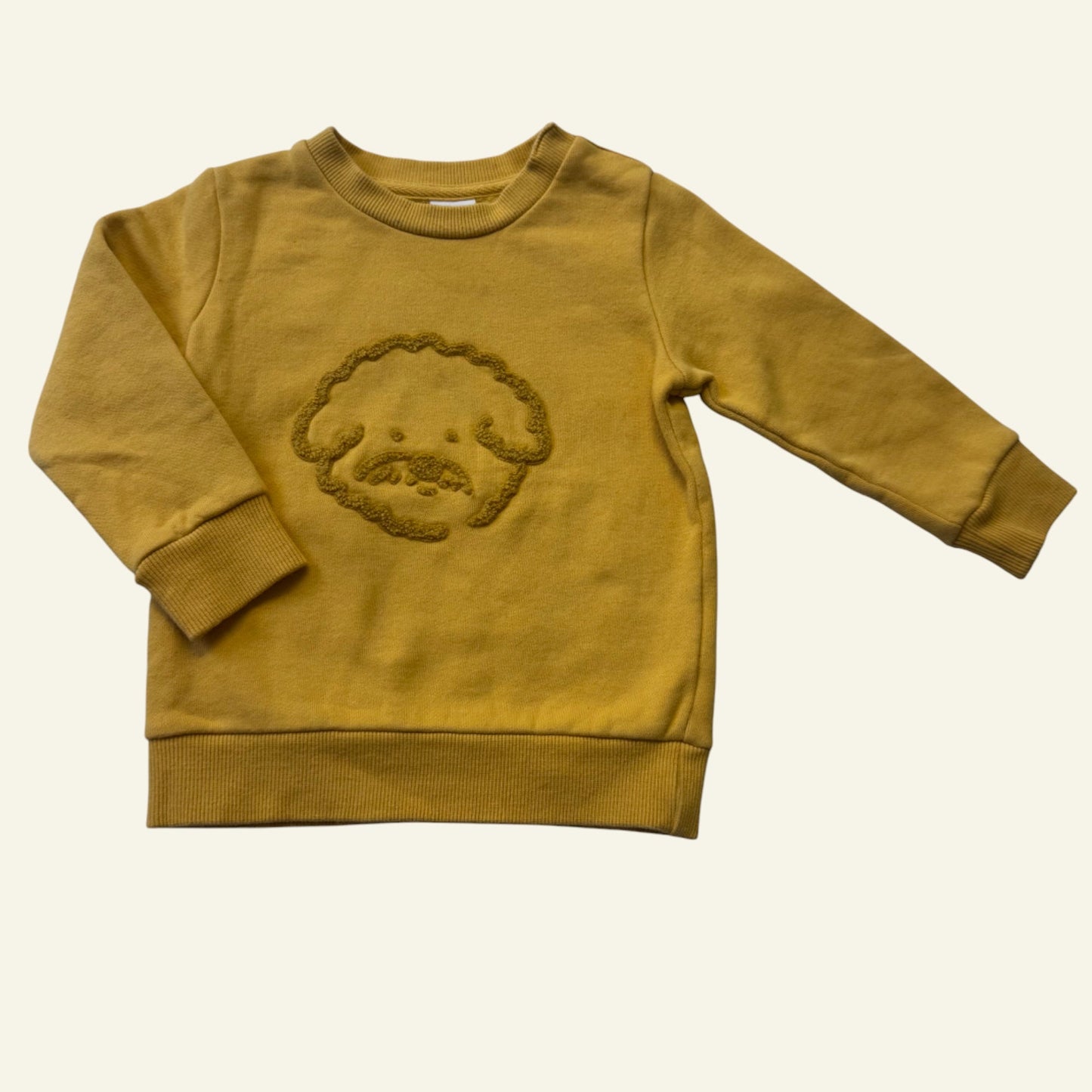 Seed yellow dog jumper size 0