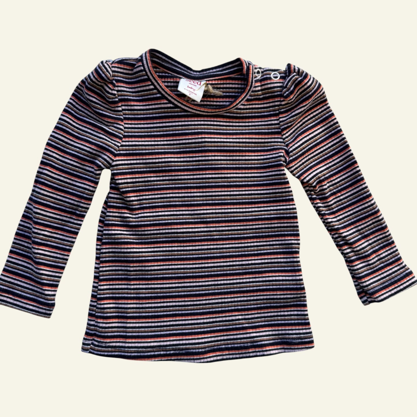 Seed striped long sleeve top size 0