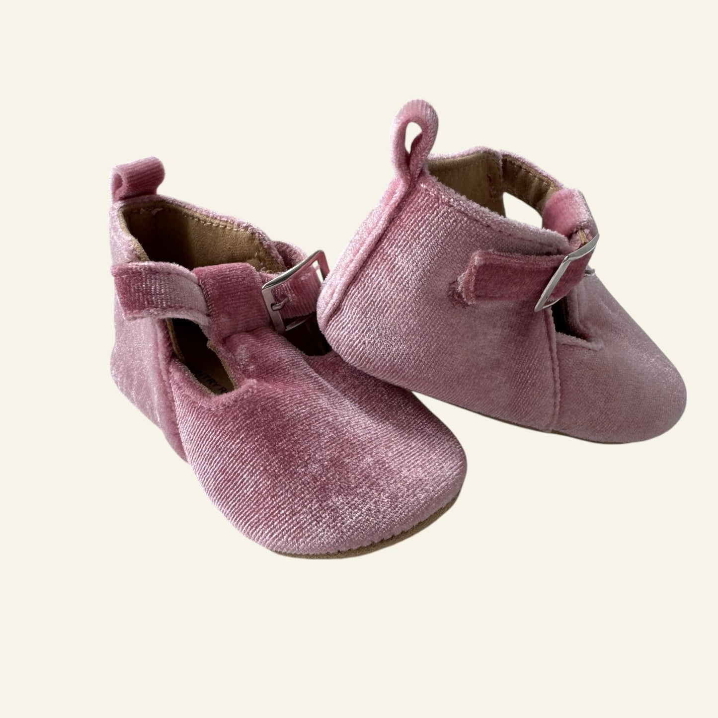 Country Road pink velvet shoes size 18