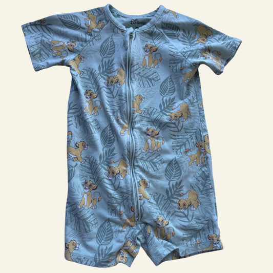 Disney green simba onesie size 2