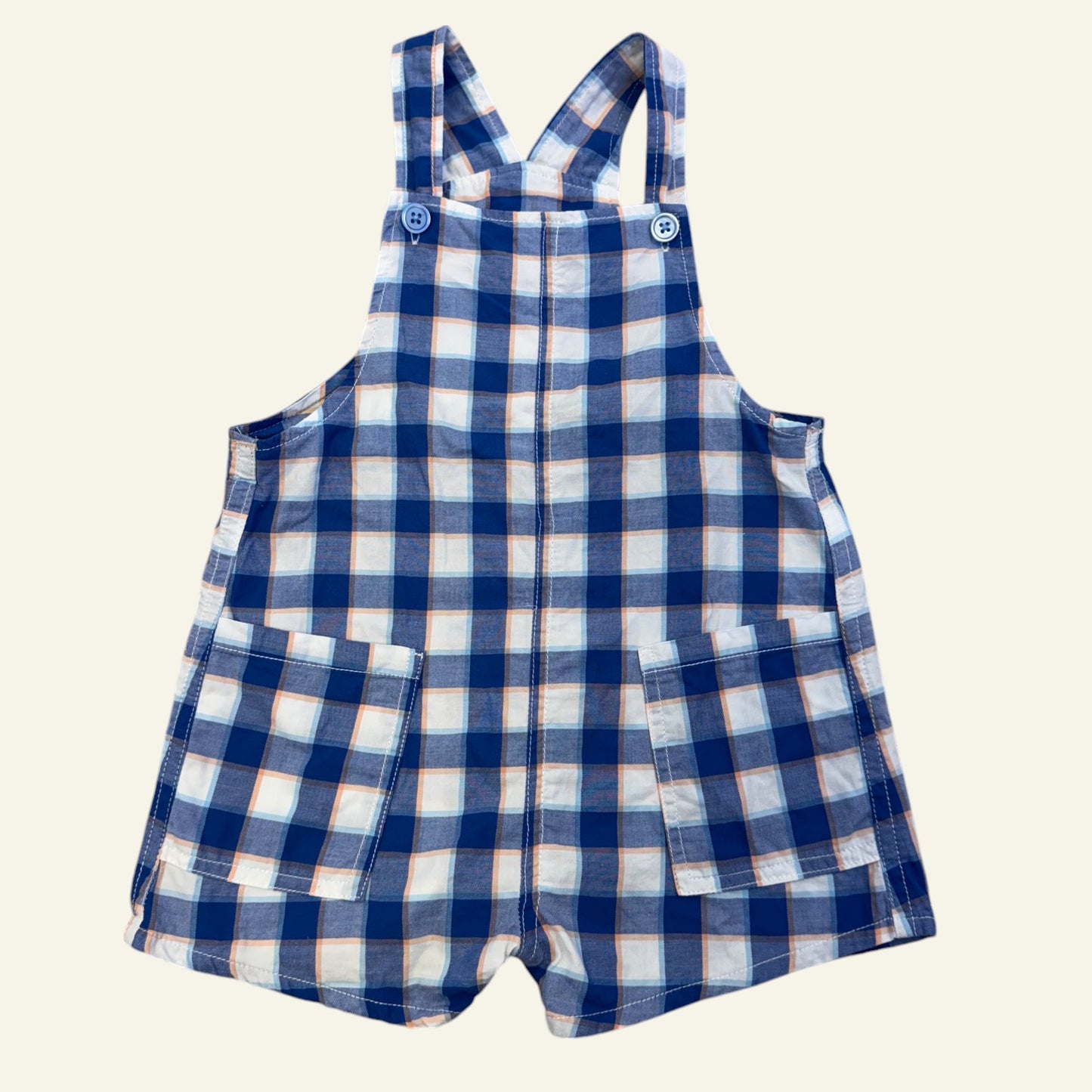 Seed checkered shortalls size 2