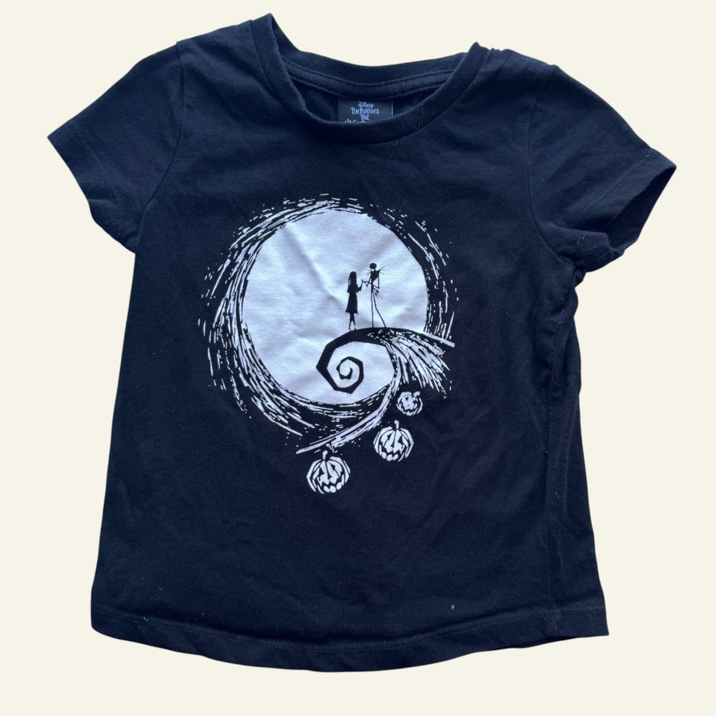 The Nightmare Before Christmas black tshirt size 3