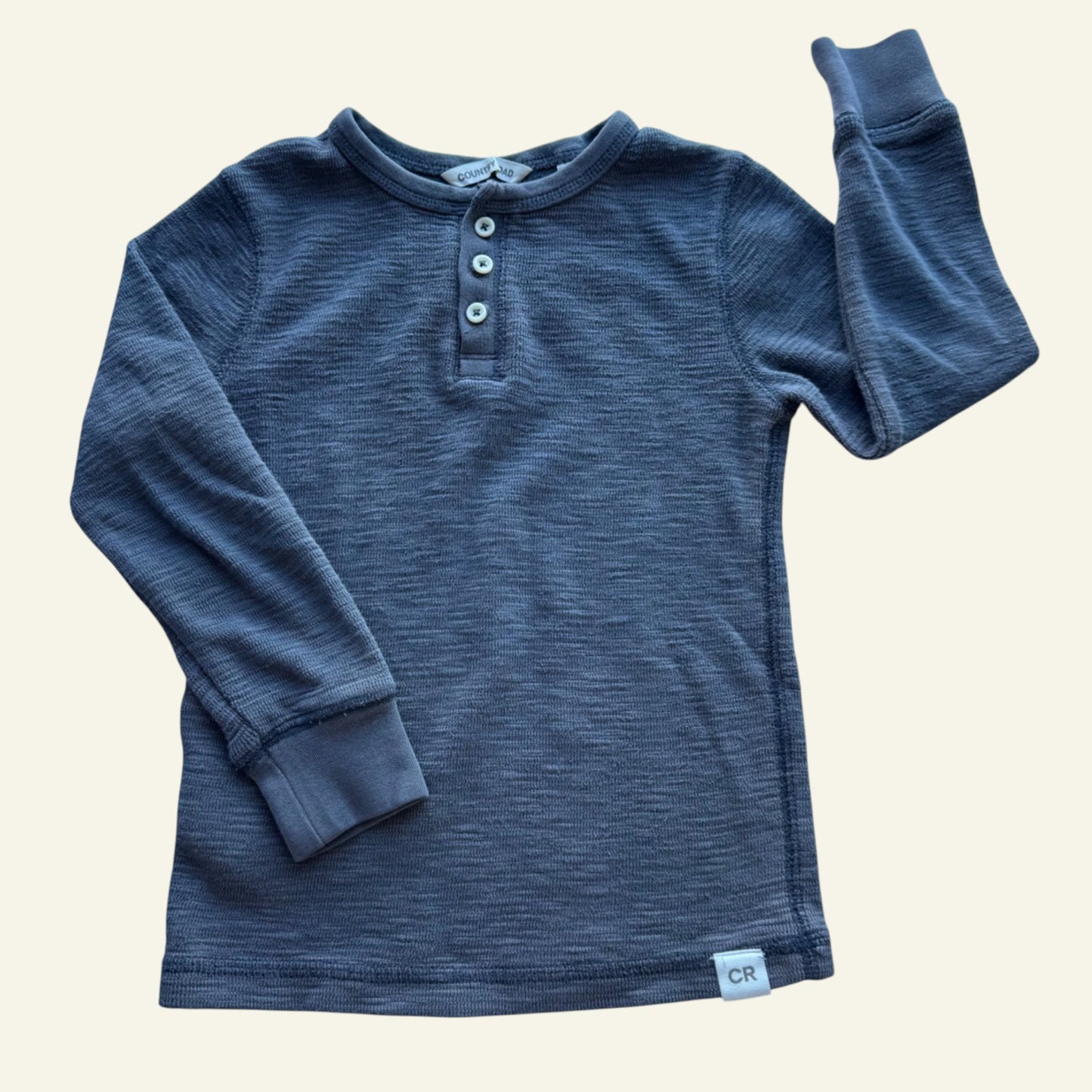 Country Road grey henley top size 5 (2)