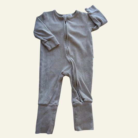 Jamie Kay beige ribbed onesie size 1