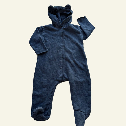 Jamie Kay grey hooded onesie size 1