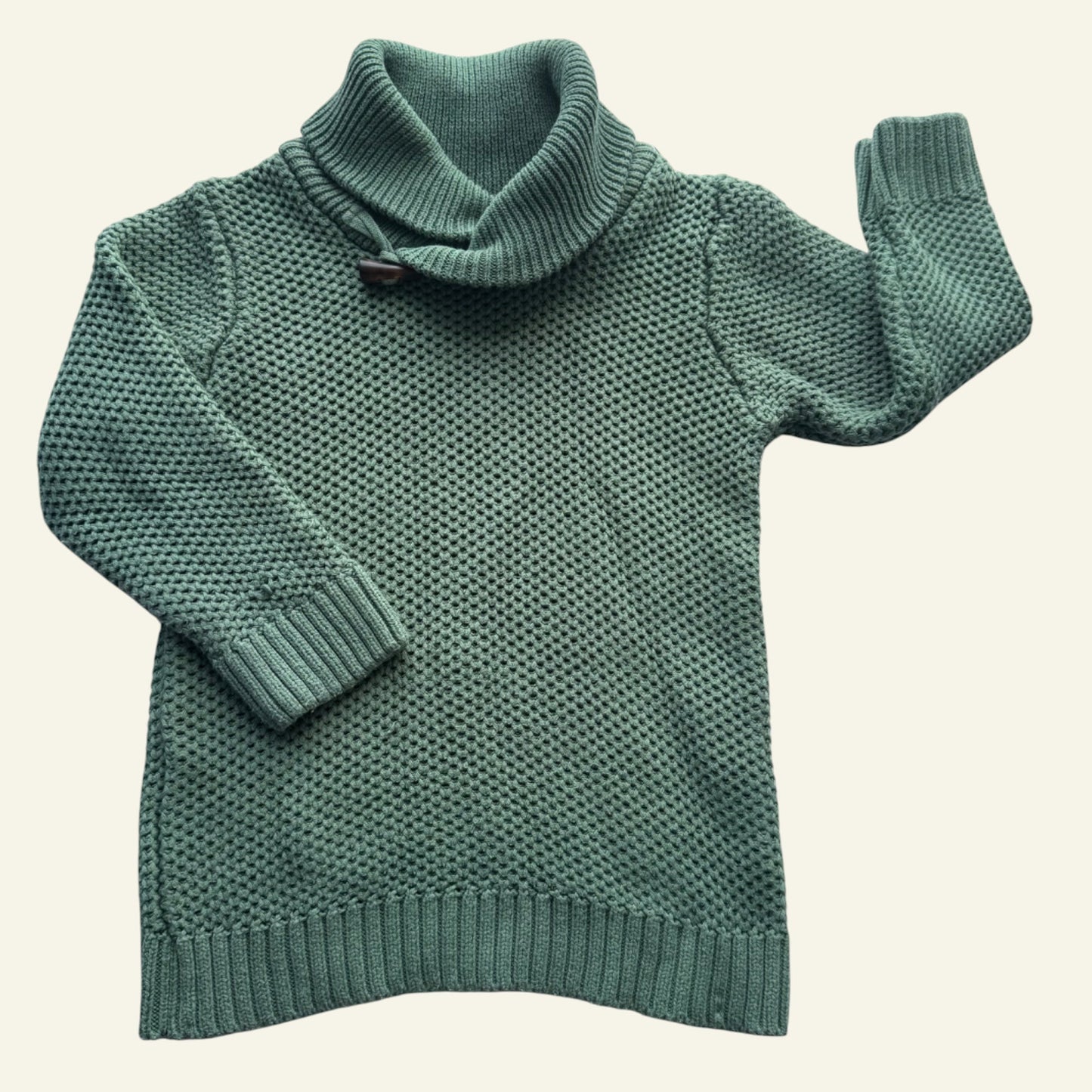 Seed green knit jumper size 3