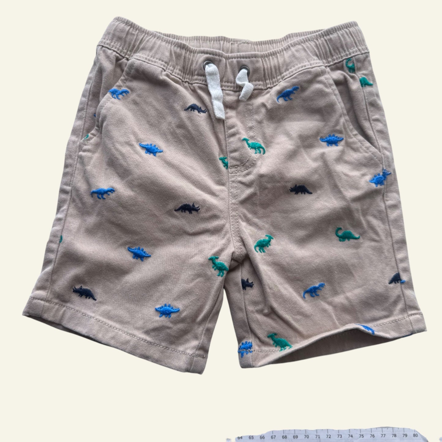 Anko beige dino shorts size 5