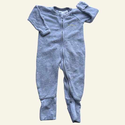 Bonds grey poodlette wondersuit size 00