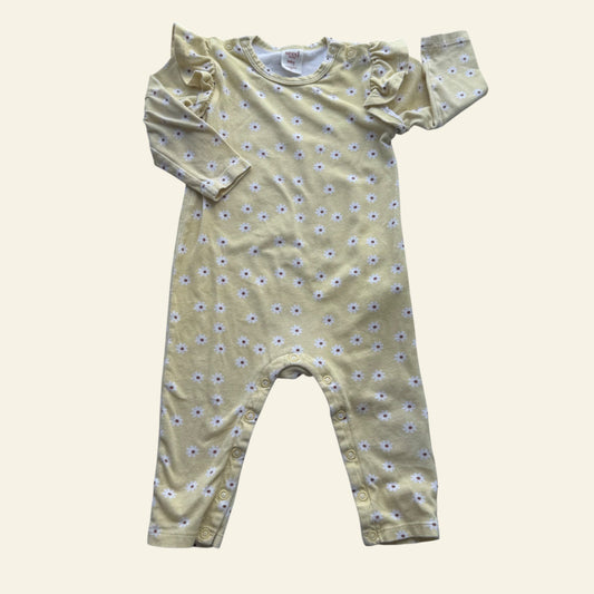 Seed yellow floral onesie size 0