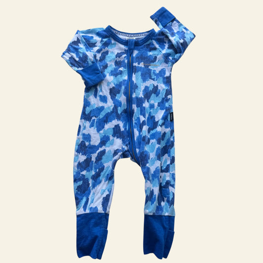 Bonds blue camo wondersuit size 00