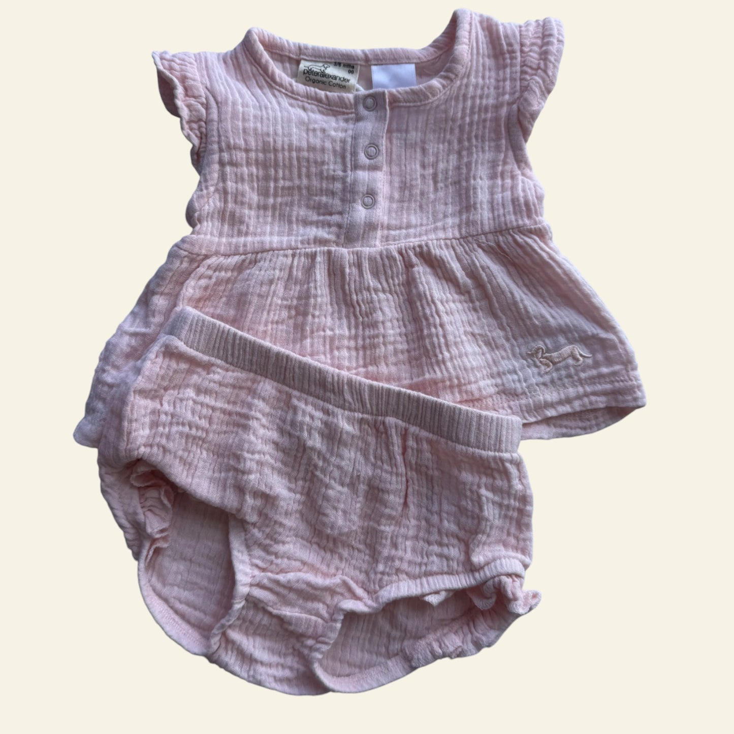 Peter Alexander pink frill pyjama set size 00