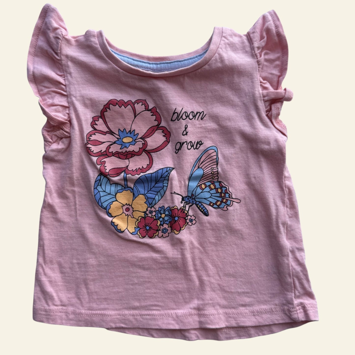Dymples pink bloom and grow tshirt size 0