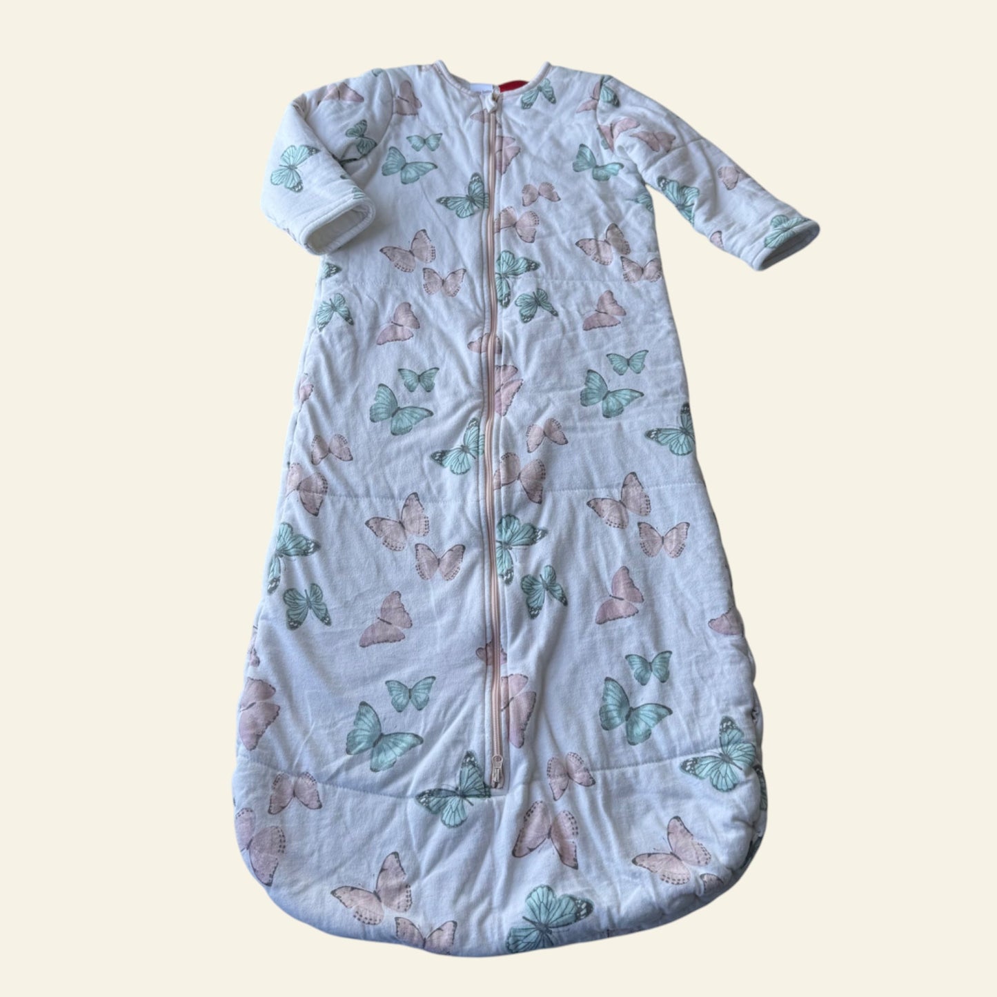 Baby Baby white butterfly sleeping bag size 3