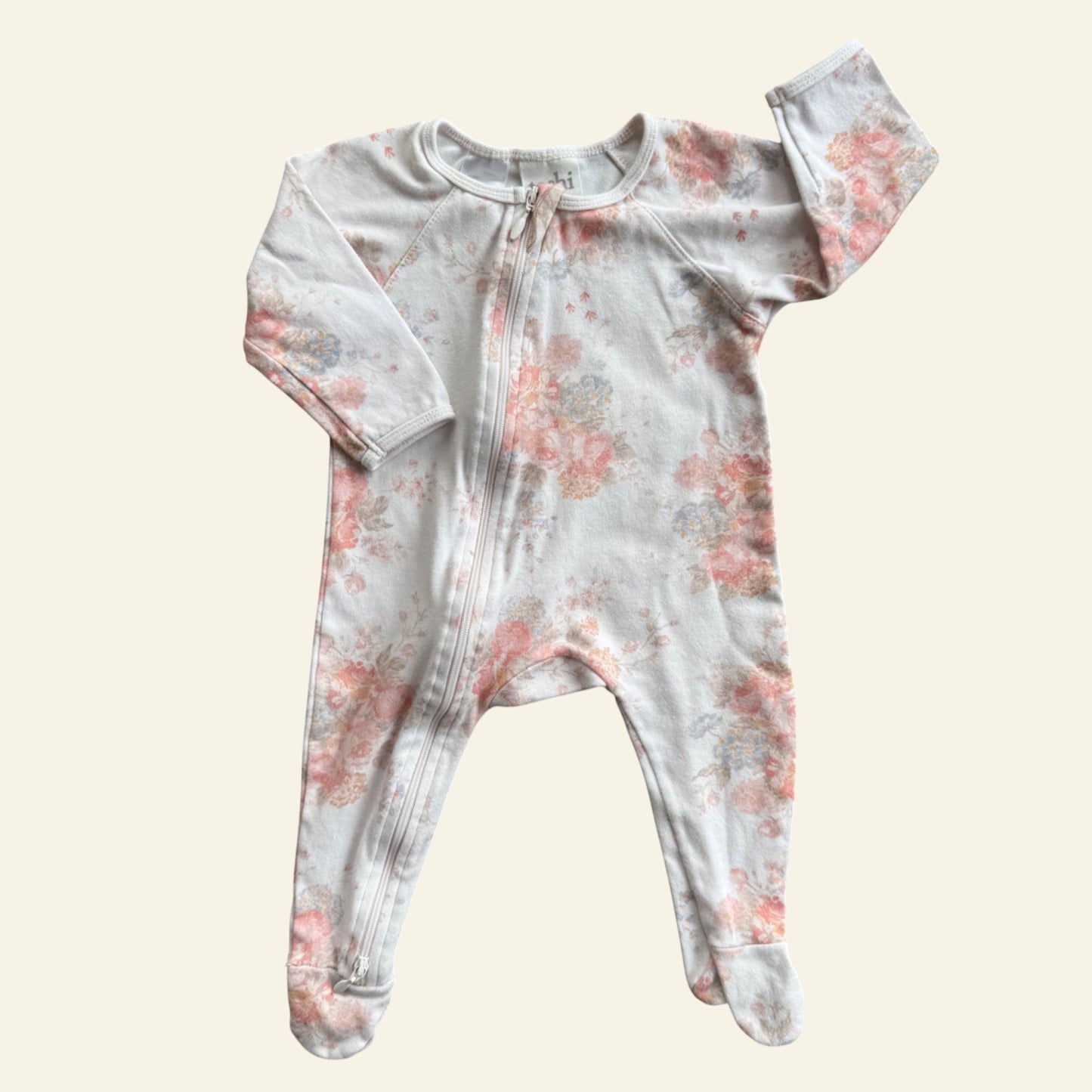 Toshi pink floral onesie size 00