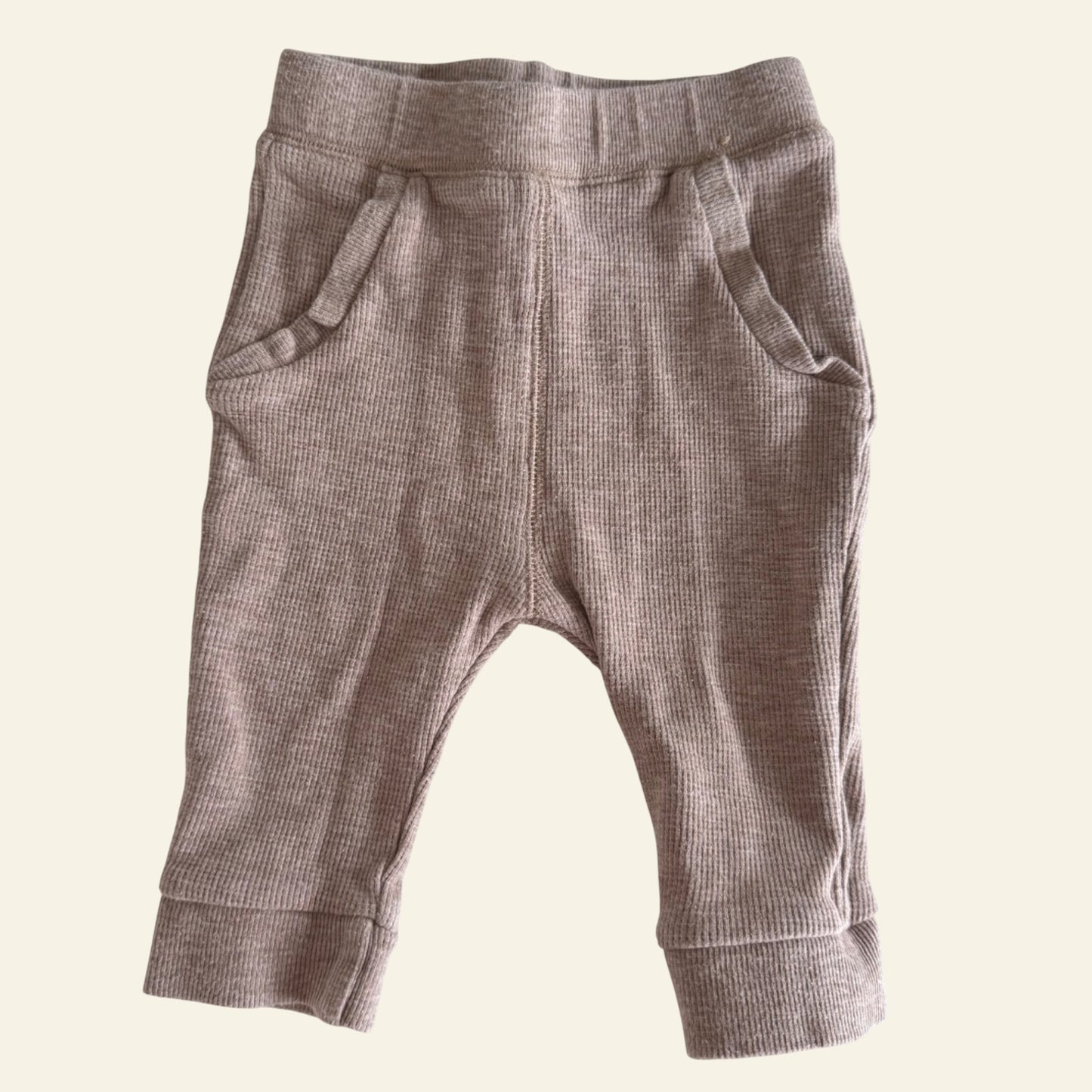 Cotton On brown knit leggings size 00