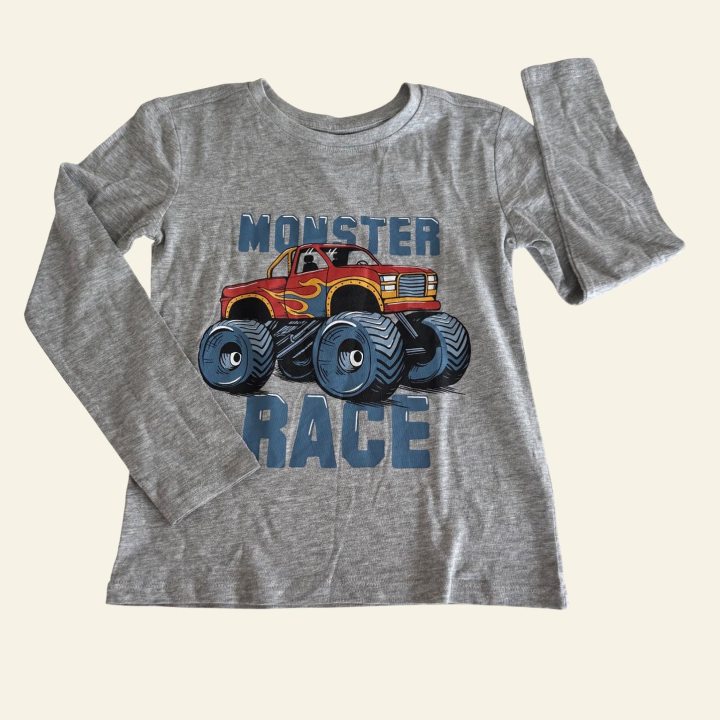 Anko grey monster truck top size 7 (BNWT)