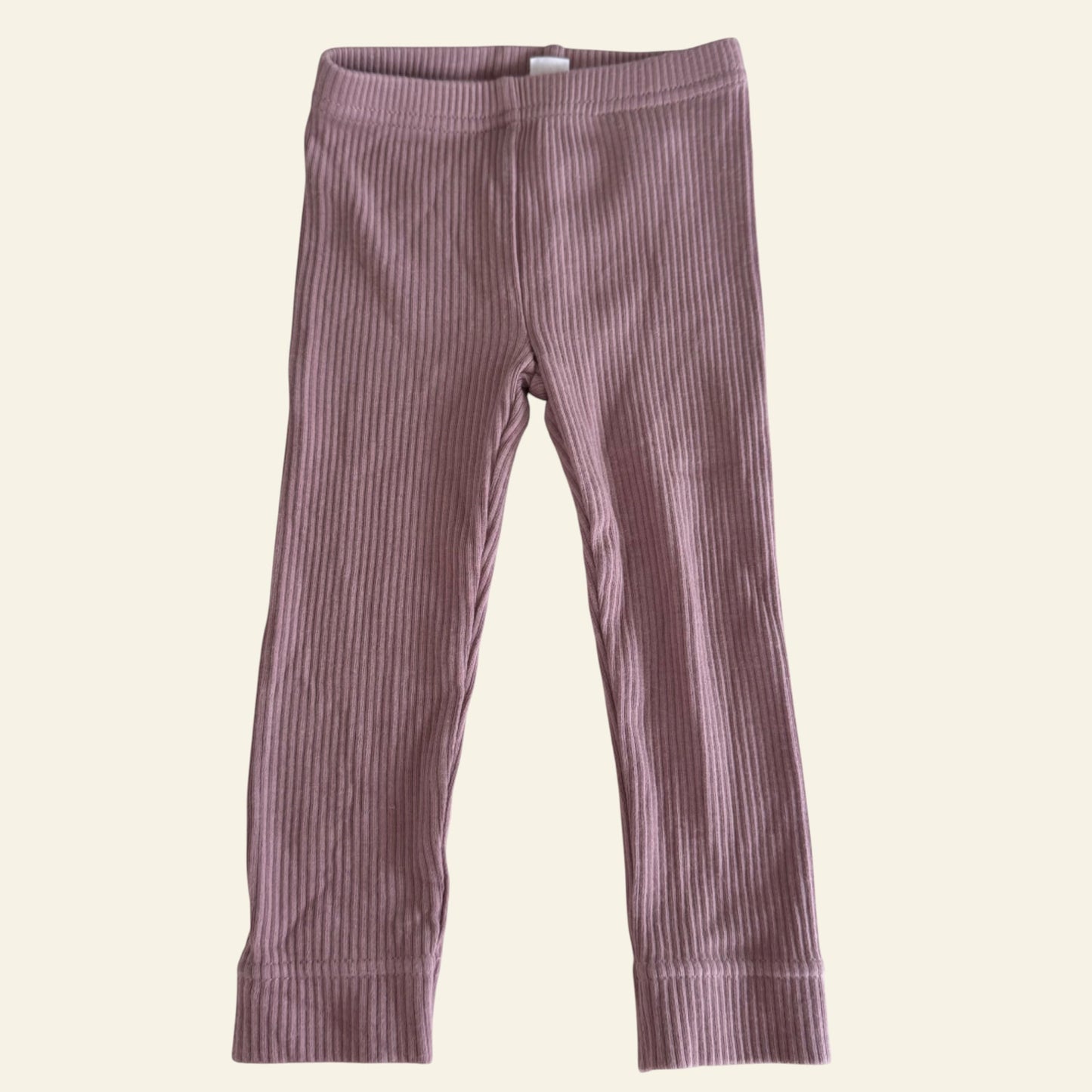 Jamie Kay mauve ribbed leggings size 0