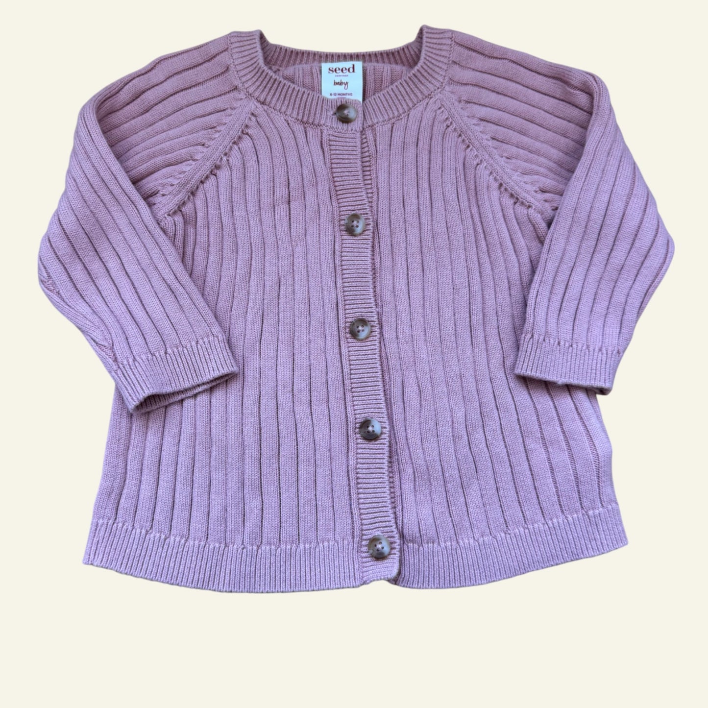 Seed baby pink cardigan size 0