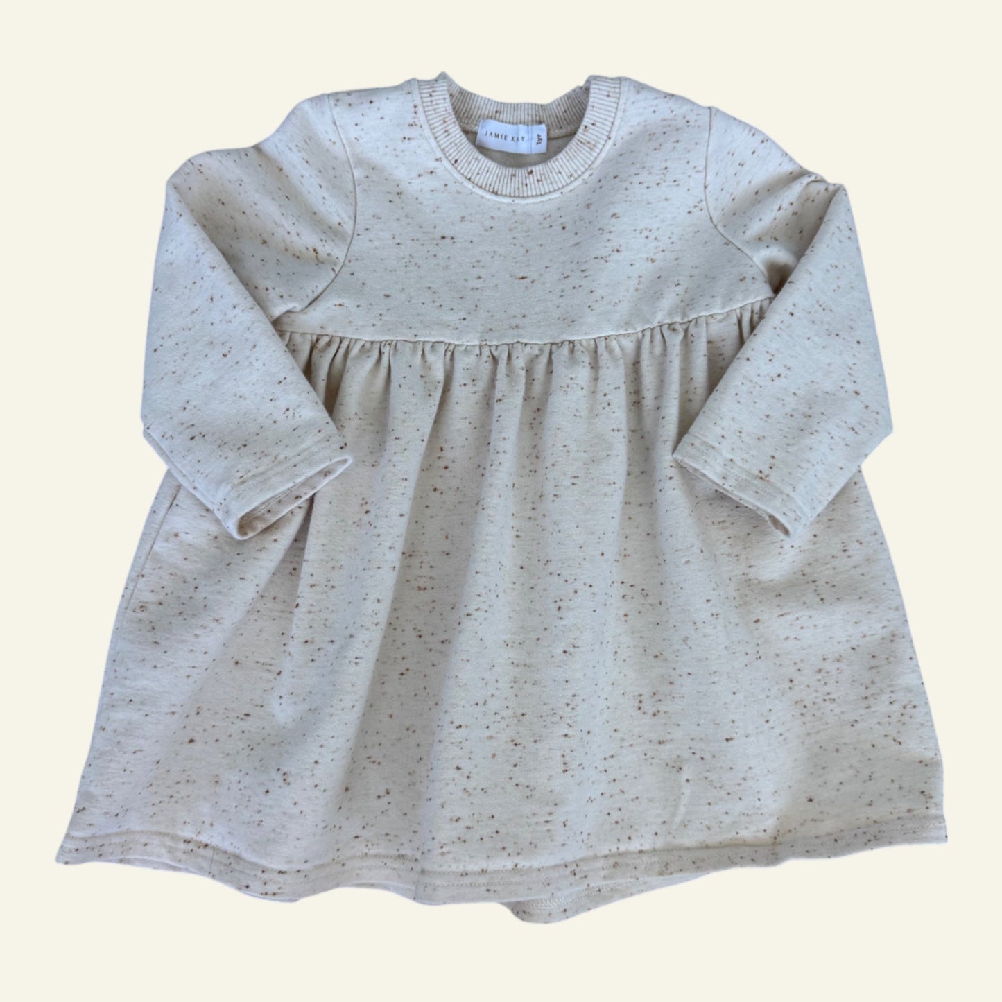 Jamie Kay beige fleck tracksuit dress size 1