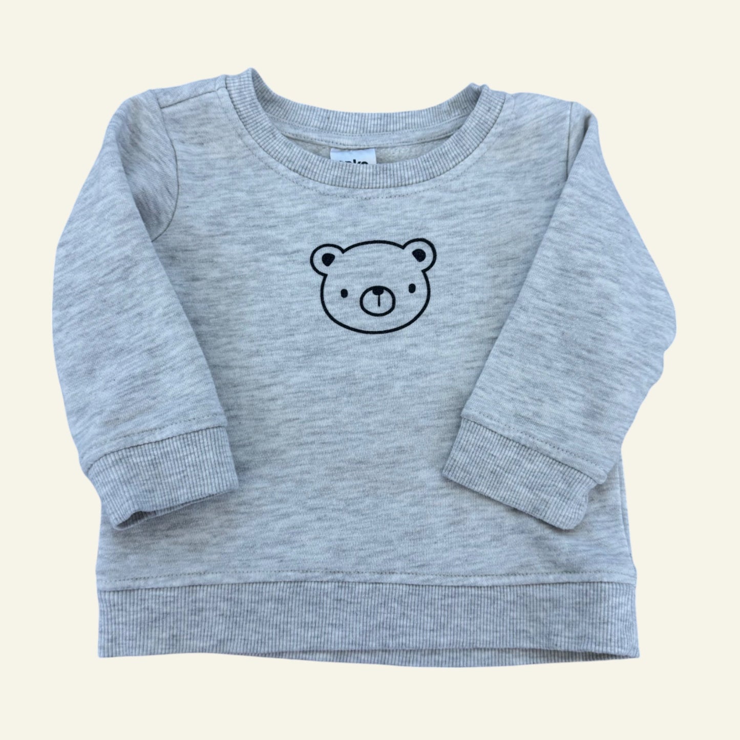 Anko grey bear jumper size 0