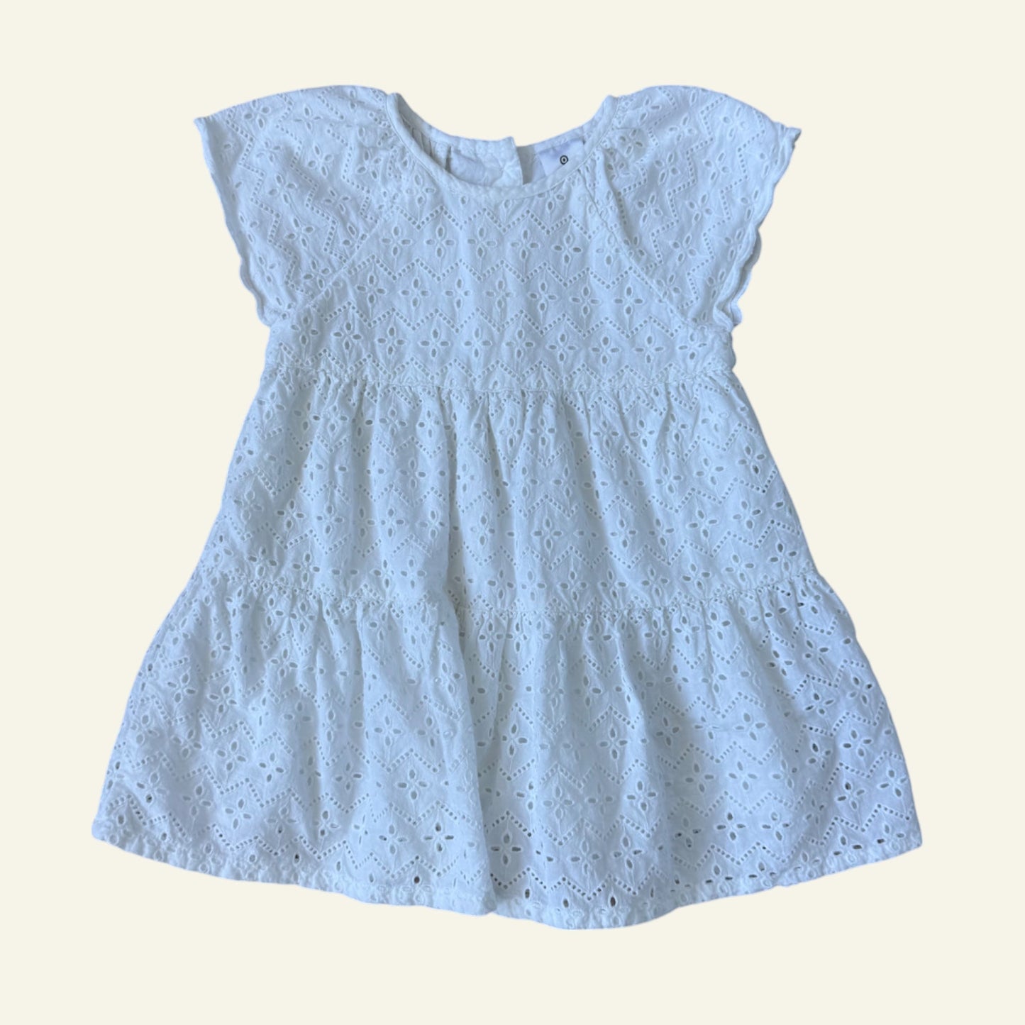 Target white detailed dress size 1