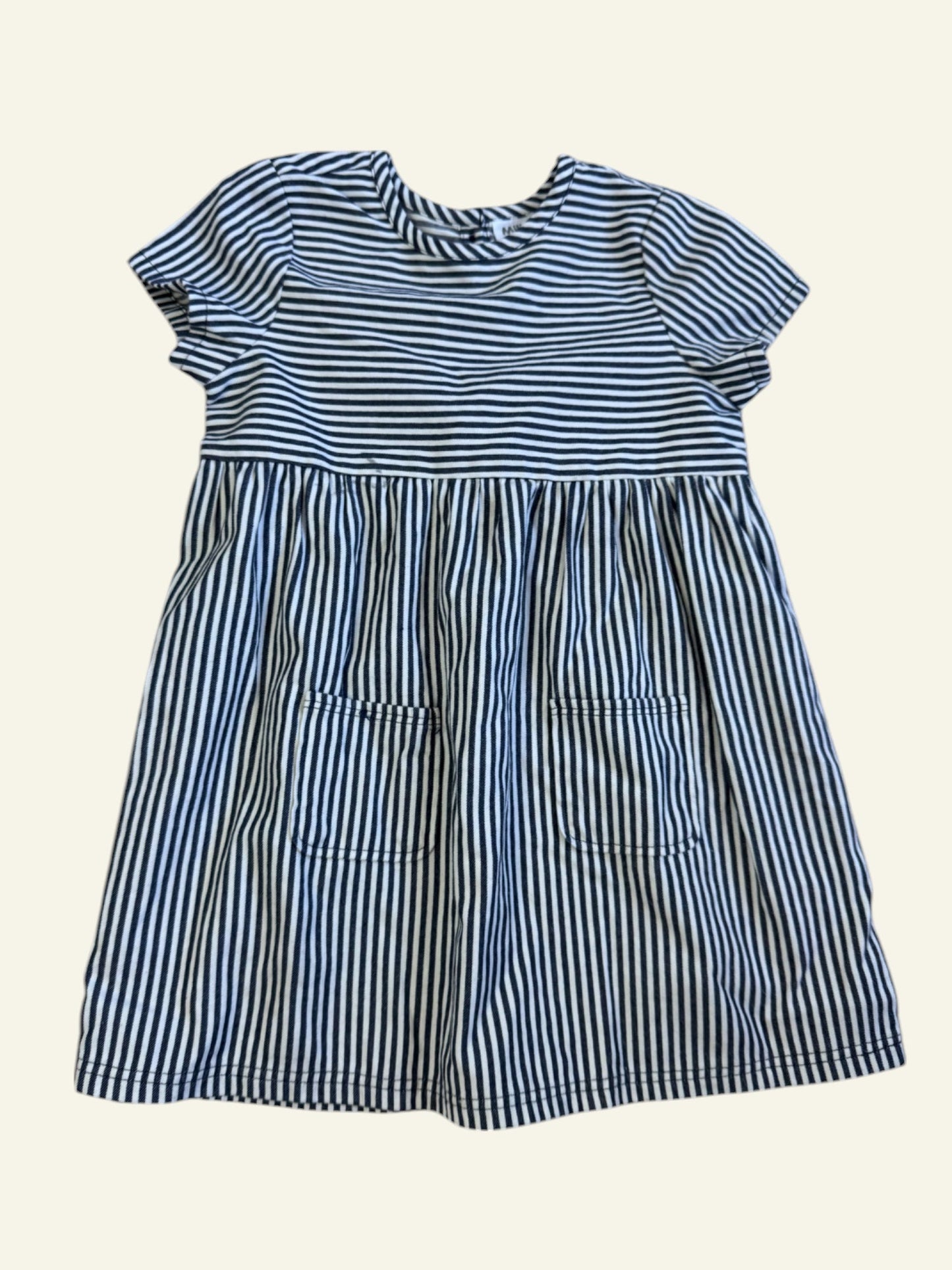 Milky navy stripe dress size 3