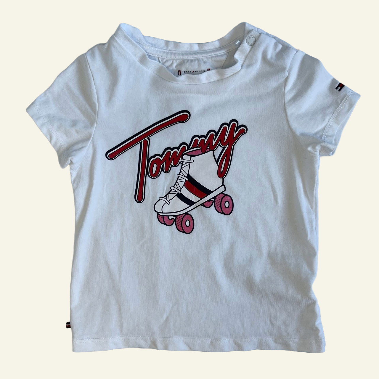 Tommy rollerskates tshirt size 9-12 months