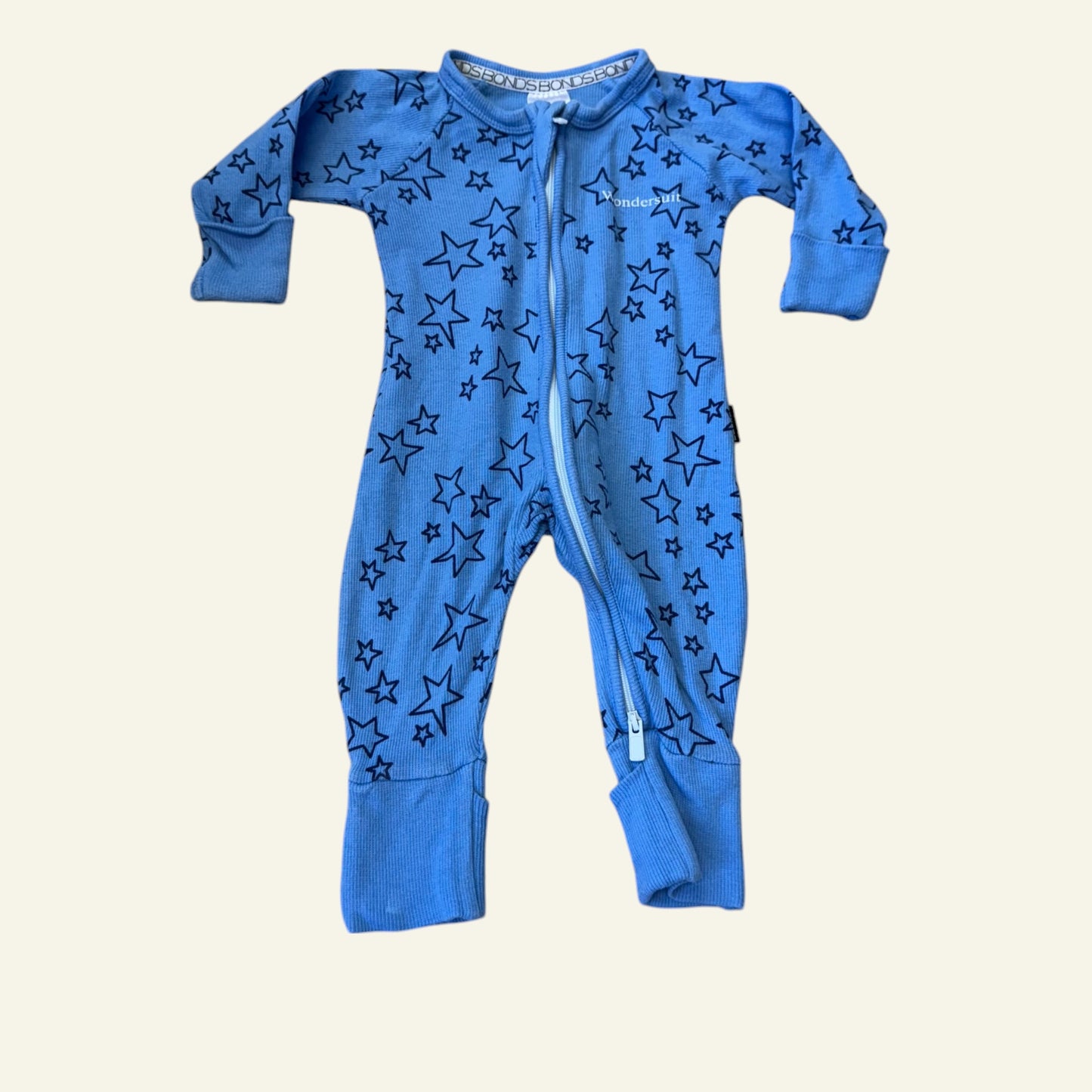Bonds blue star wondersuit size 0000