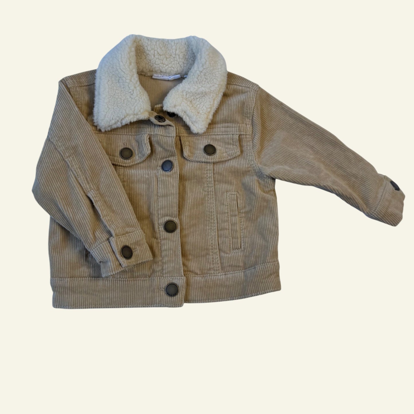 Jamie Kay brown cord jacket size 6-12 months