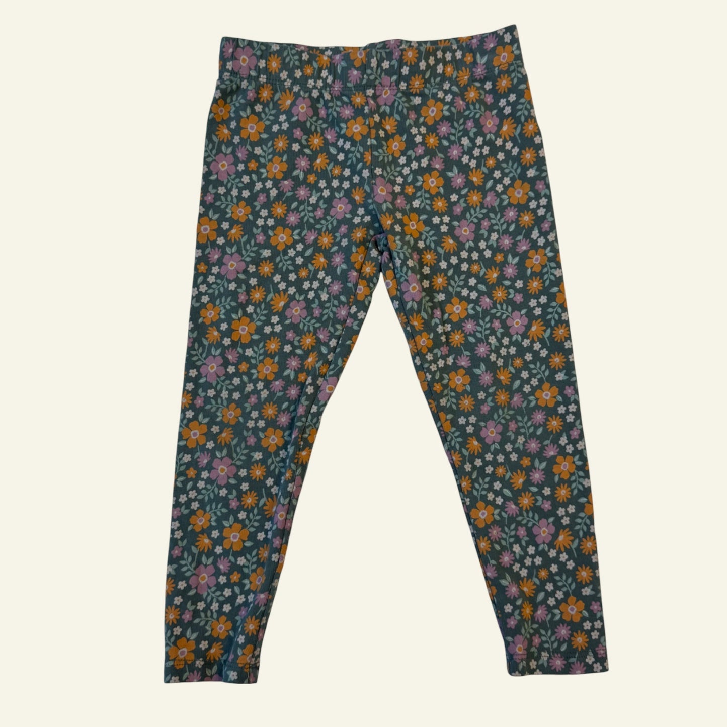 Target floral leggings size 3