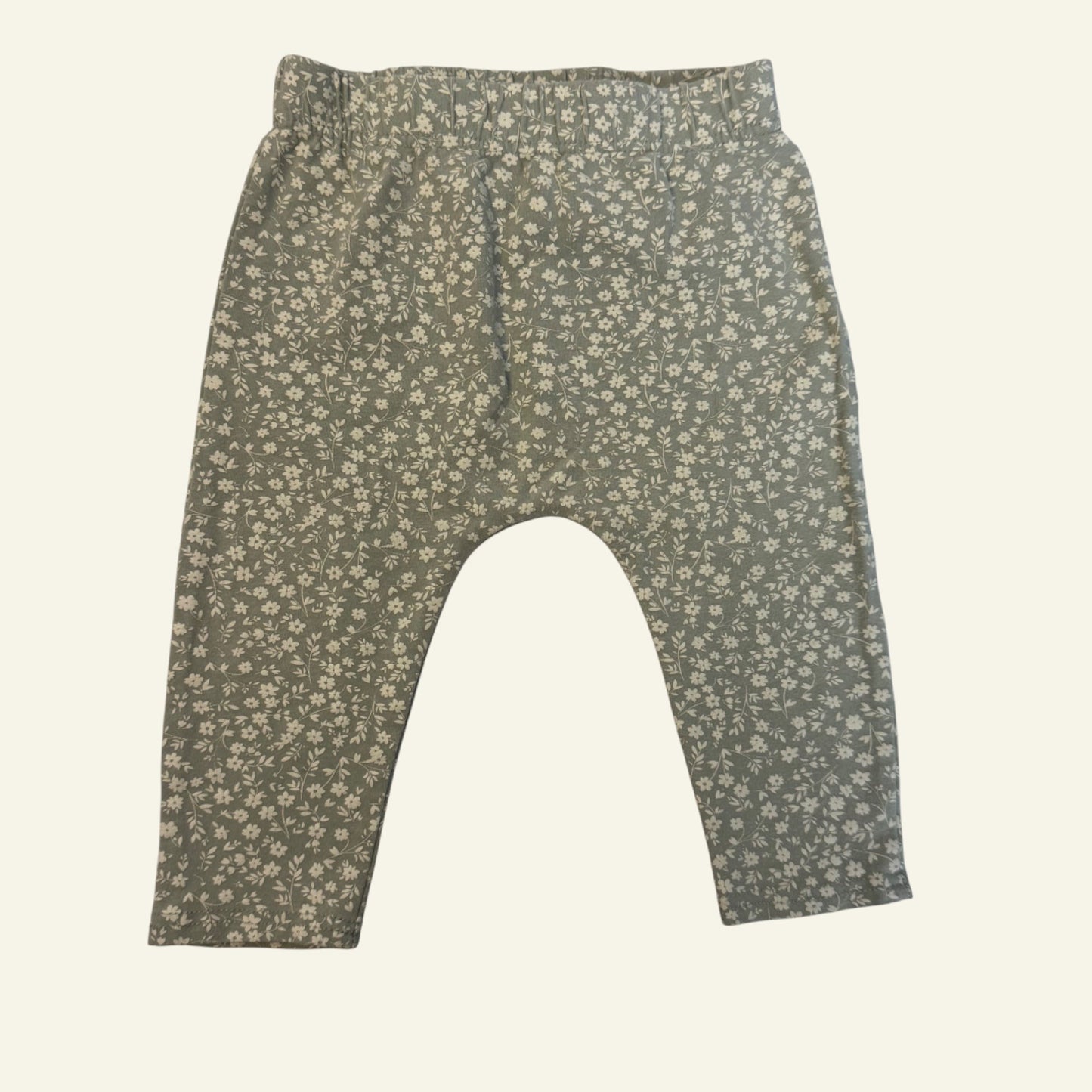 Baby Berry sage floral leggings size 0