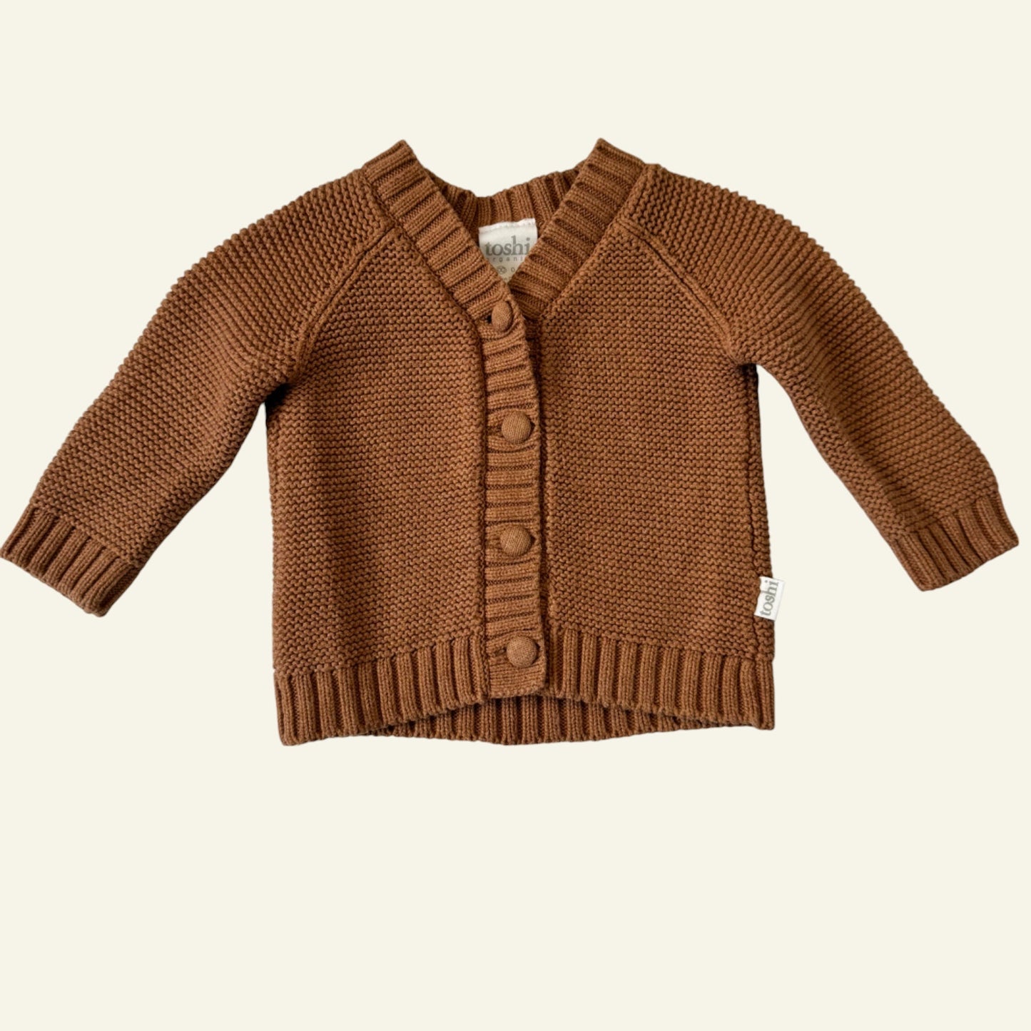 Toshi orange knit cardigan size 00