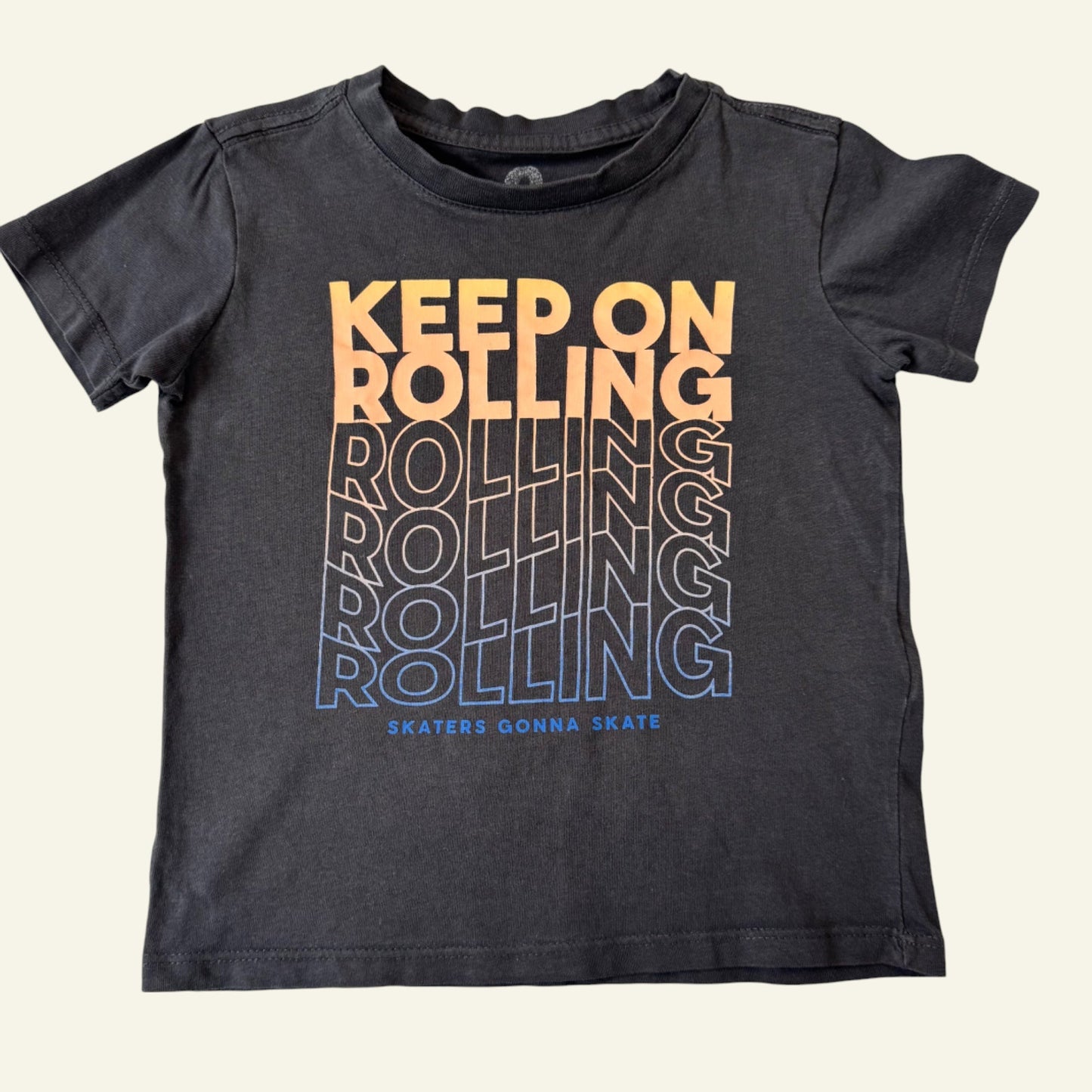Cotton On keep on rolling t-shirt size 3