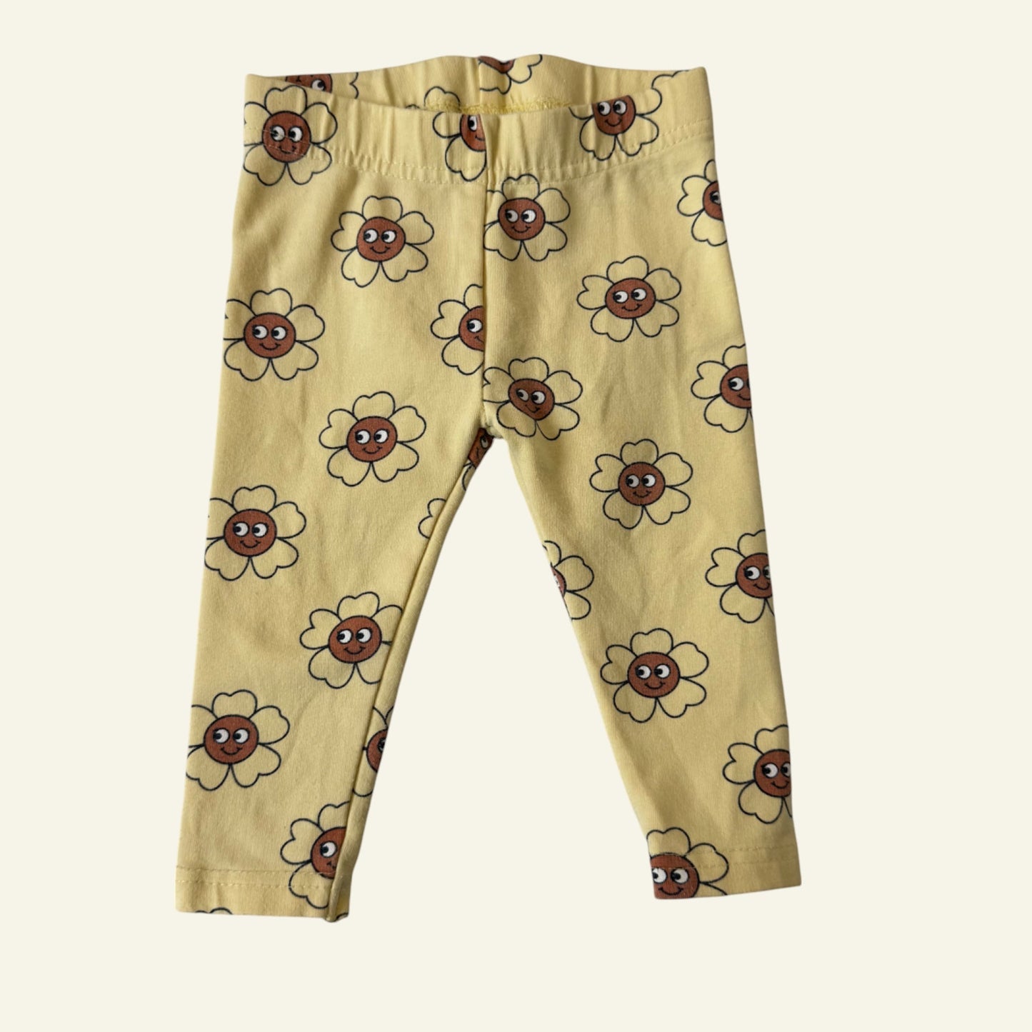 Seed yellow daisy leggings size 00