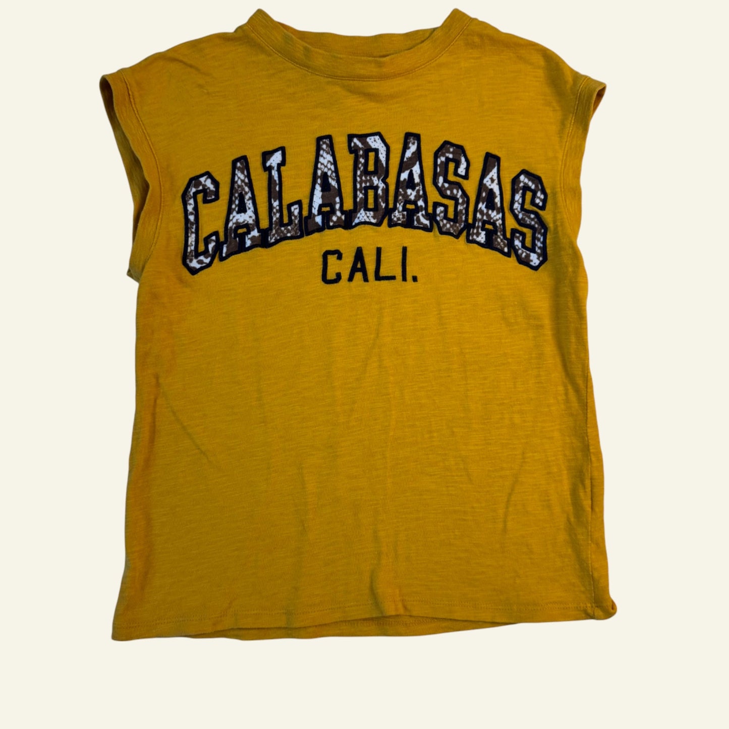 Seed Teen yellow Calabasas shirt size 12