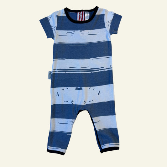 SOOKIbaby blue stripe suit size 000