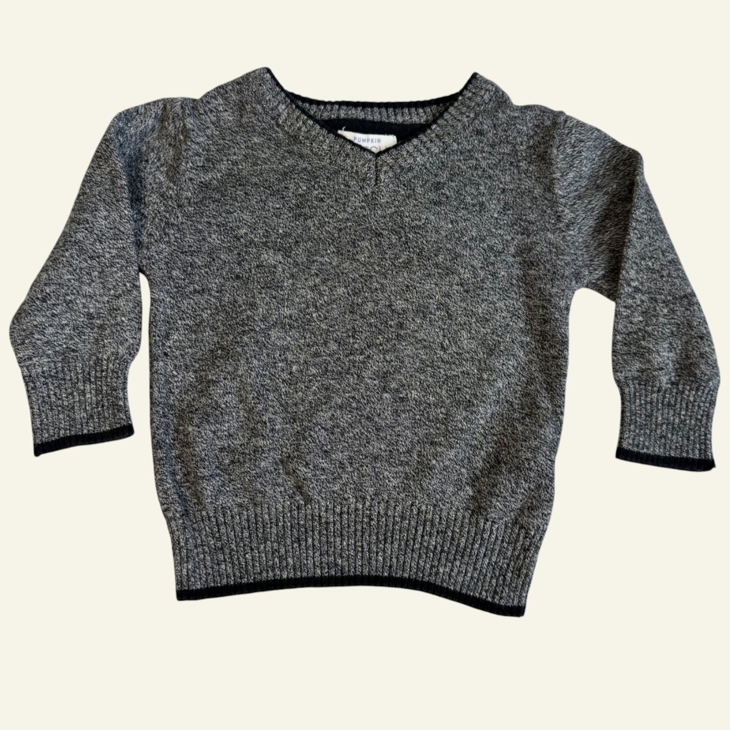 Pumpkin Patch grey knitted jumper size 00