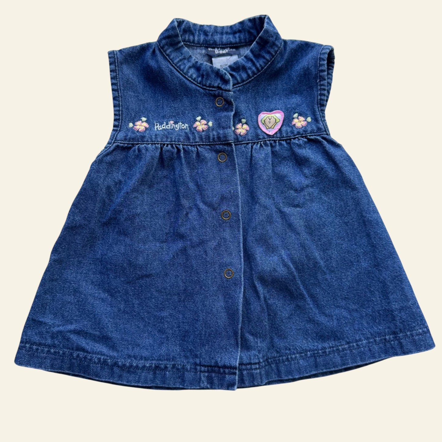 Paddington Bear denim dress size 0