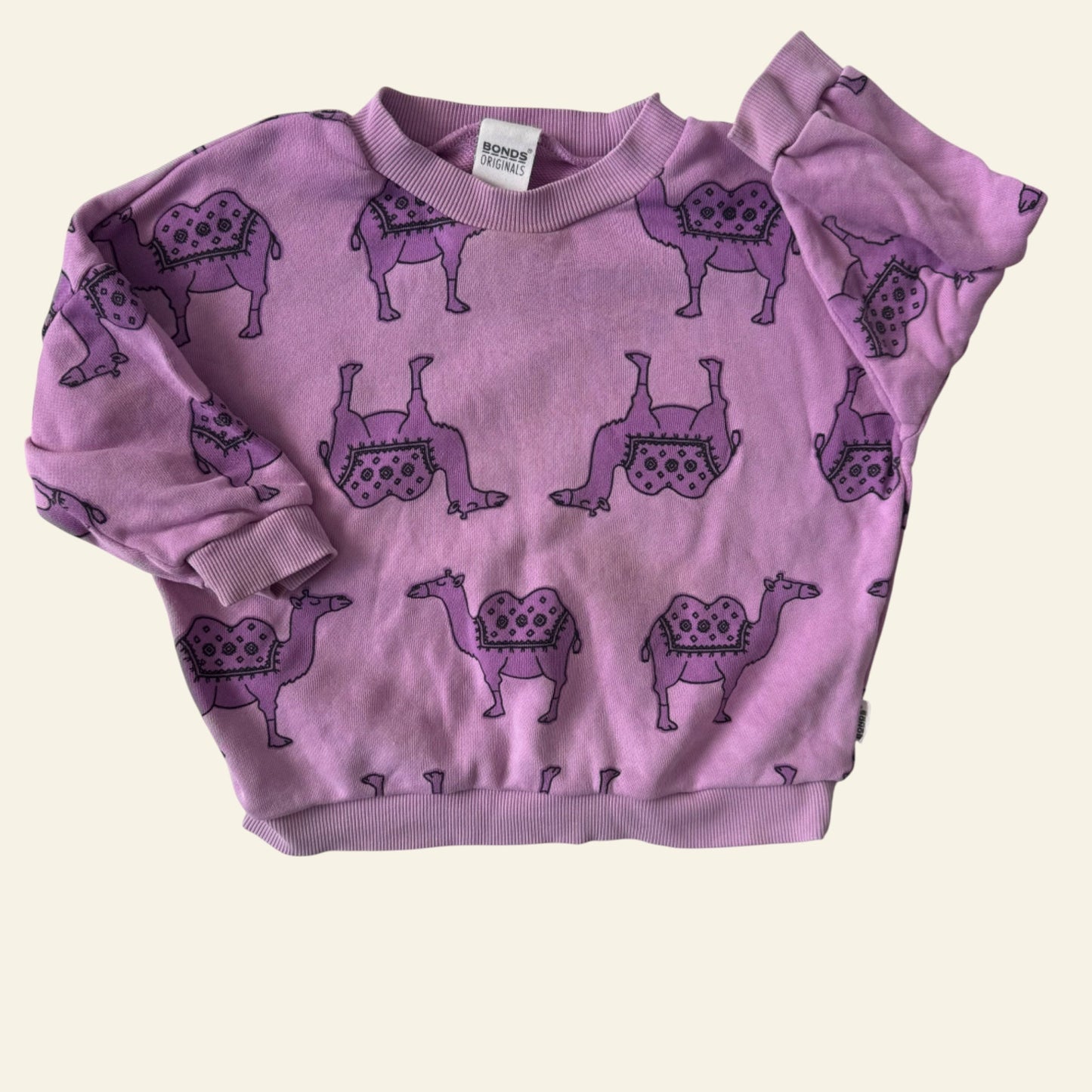Bonds purple camel jumper size 0