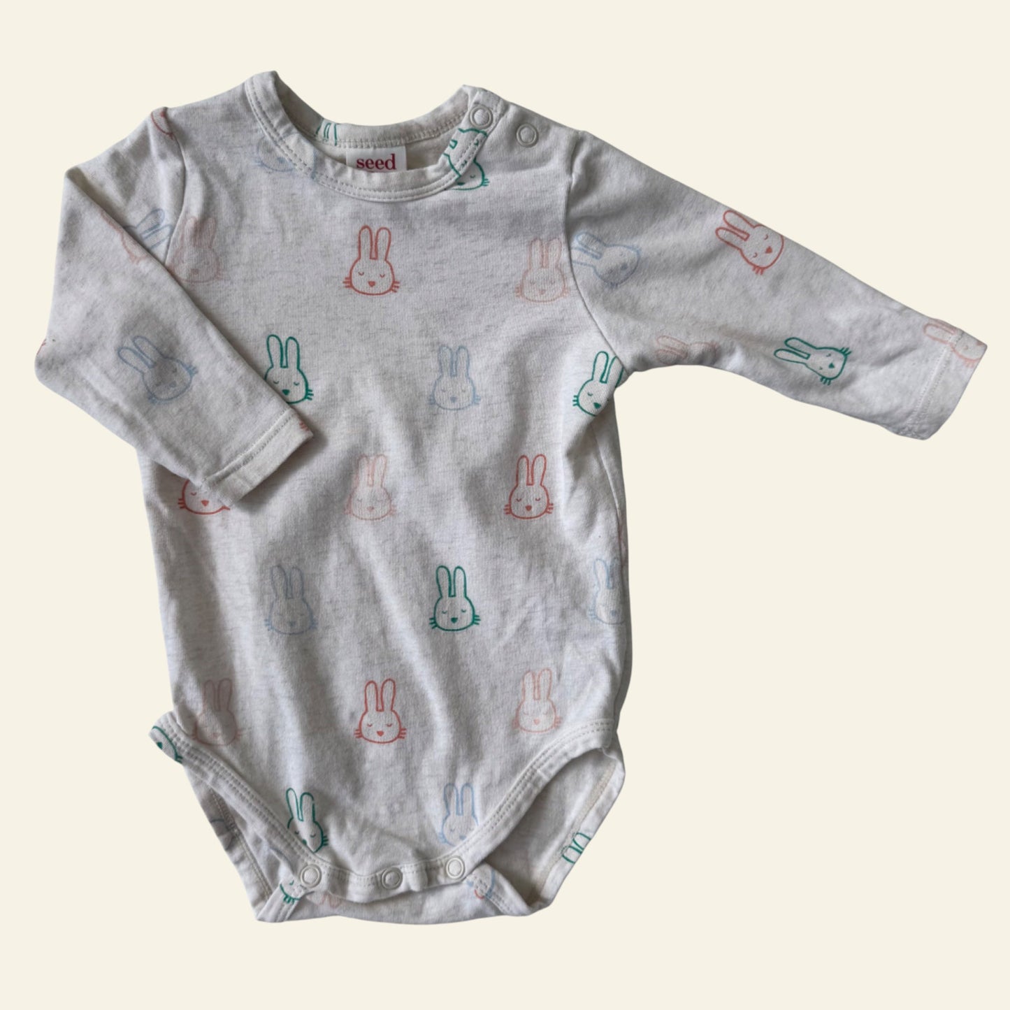 Seed white bunny bodysuit size 000
