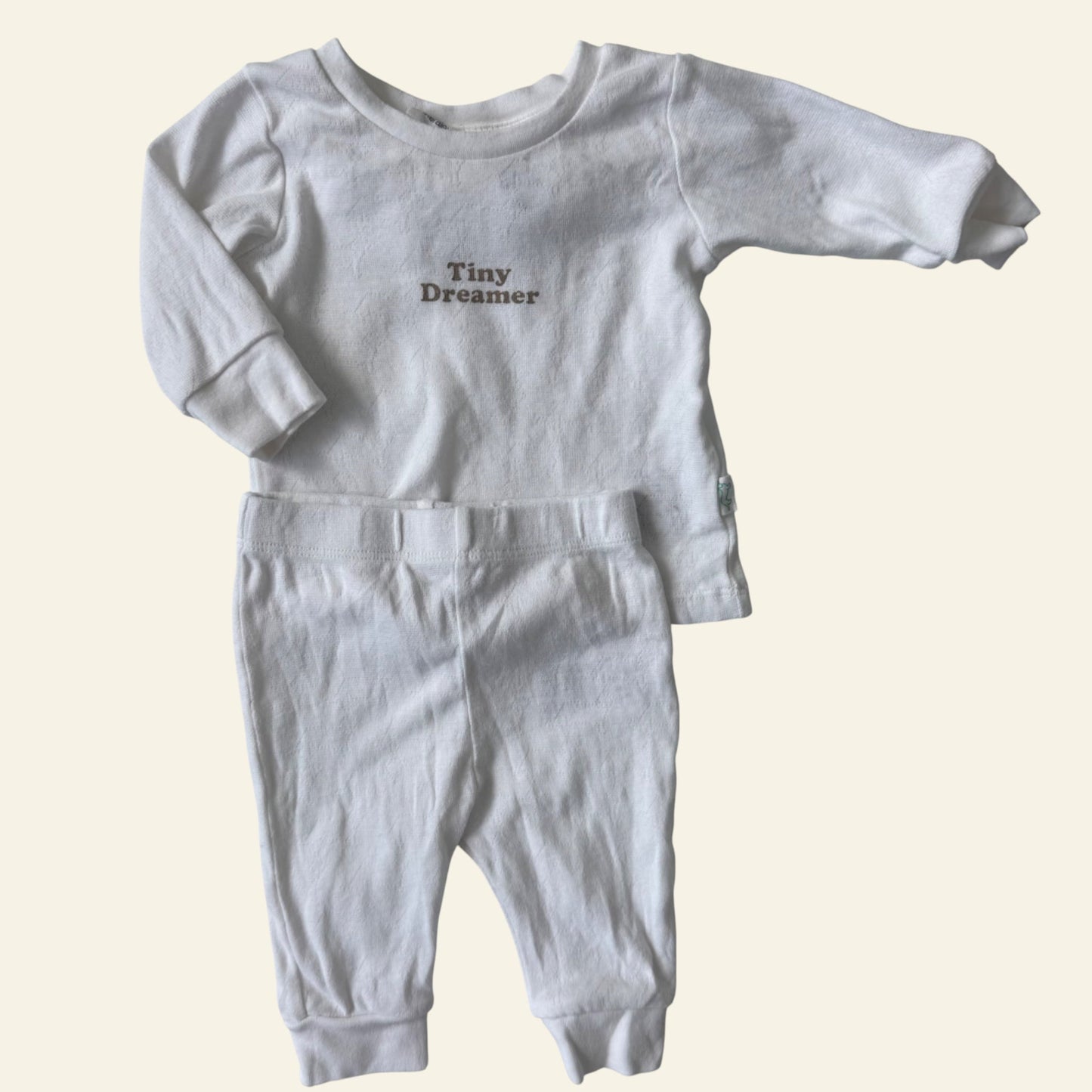 Peter Alexander white tiny dreamer pyjamas size 000