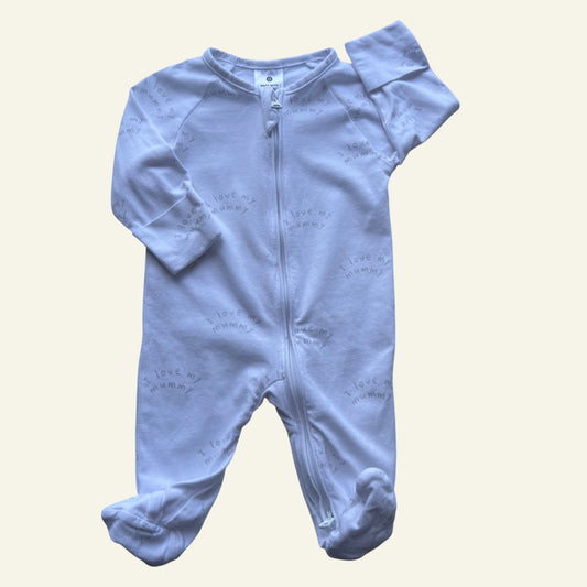 Target white mummy onesie size 0000